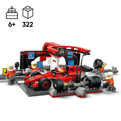 LEGO Pitcrew van de Formule 1 60443 City