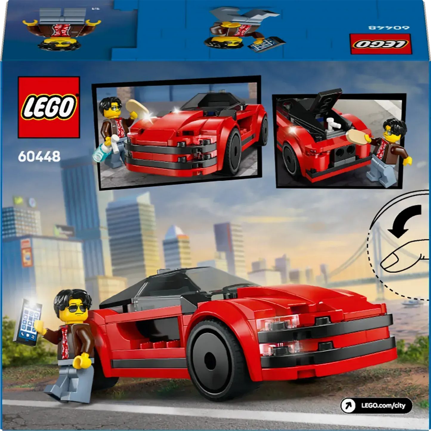 LEGO Rode Sportwagen 60448 City