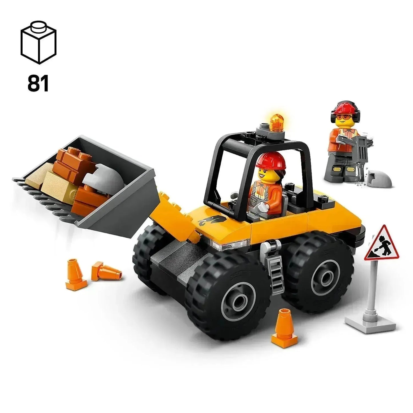 LEGO Yellow Wheel Loader Excavator 60450 City (Pre-Order: January 2025)