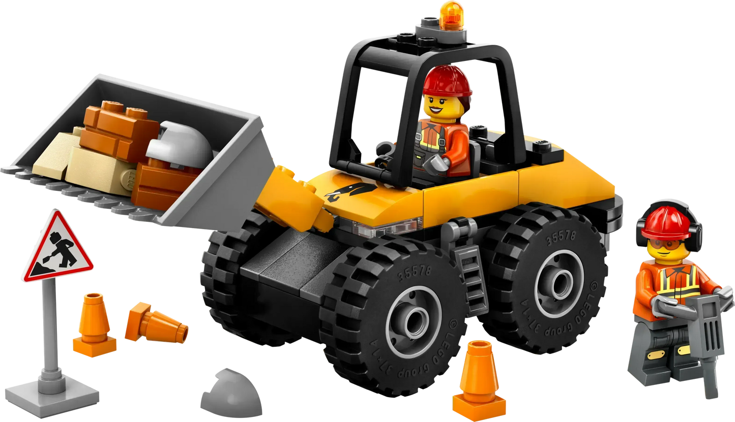 LEGO Yellow Wheel Loader Excavator 60450 City (Pre-Order: January 2025)