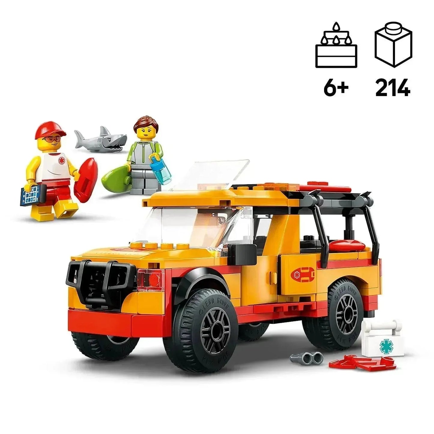 LEGO Lifeguard Rescue Truck 60453 City (Pre-Order: January 2025)