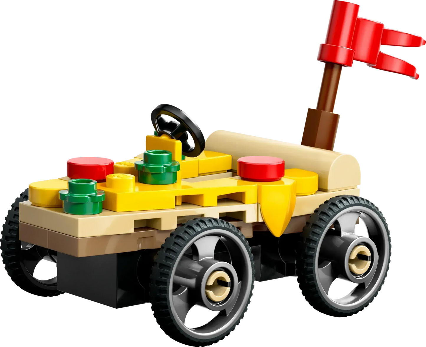 LEGO Raceauto pakket: pizzabestelwagen vs Brandweerwagen 60458 City