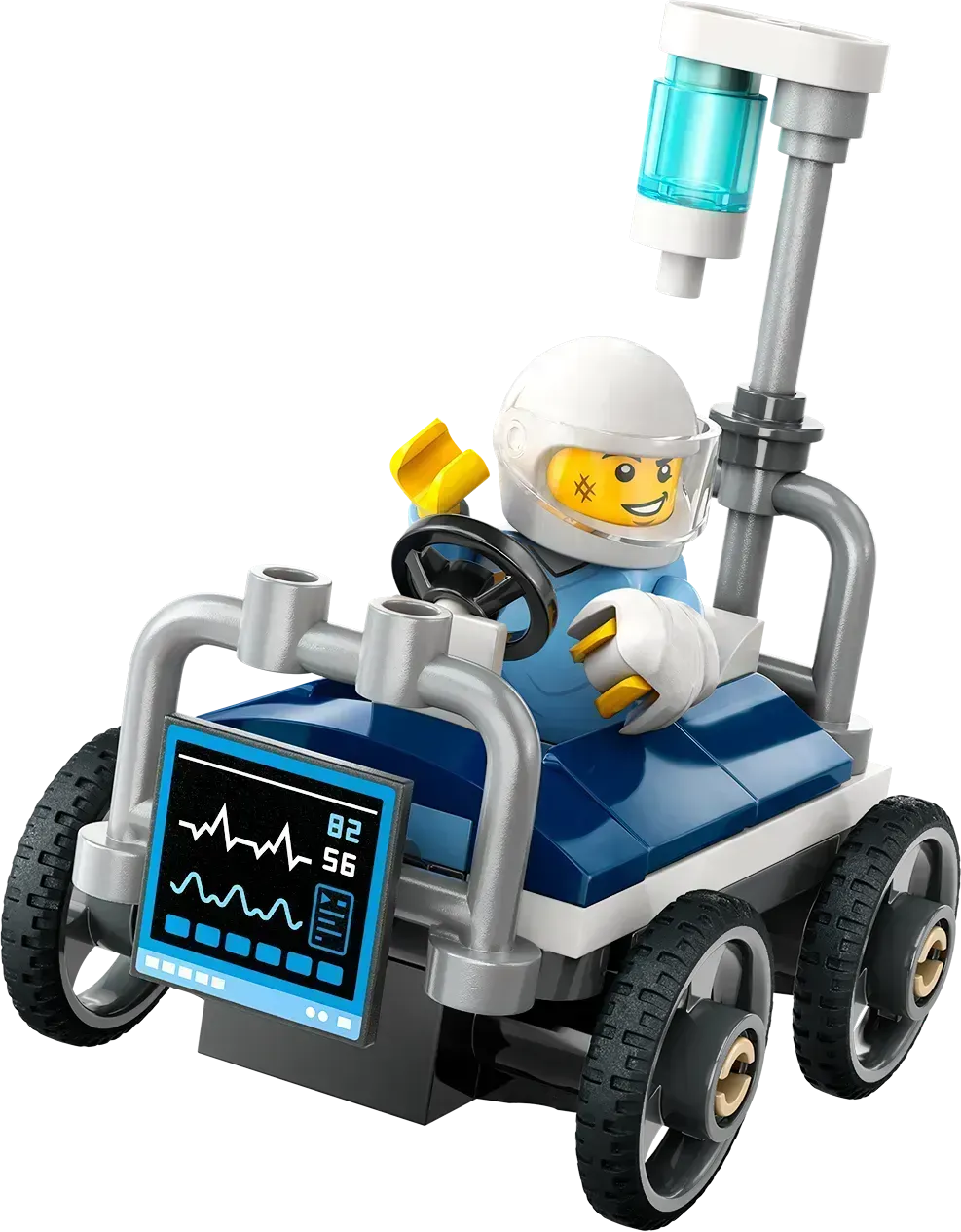 LEGO Raceauto pakket: vliegtuig vs ziekenhuisbed 60459 City