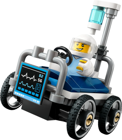 LEGO Raceauto pakket: vliegtuig vs ziekenhuisbed 60459 City