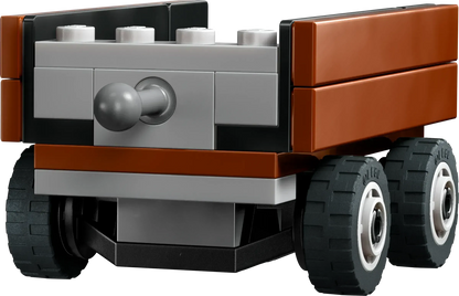 LEGO Rode tractor met aanhanger en schapen 60461 City