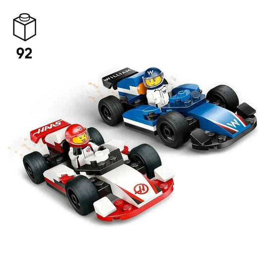 LEGO F1 Williams Racing & Haas Formule 1 auto's 60464 City