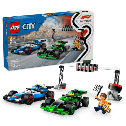 LEGO F1 Start lijn met VCARB & Sauber Formule 1 auto's 60474 City