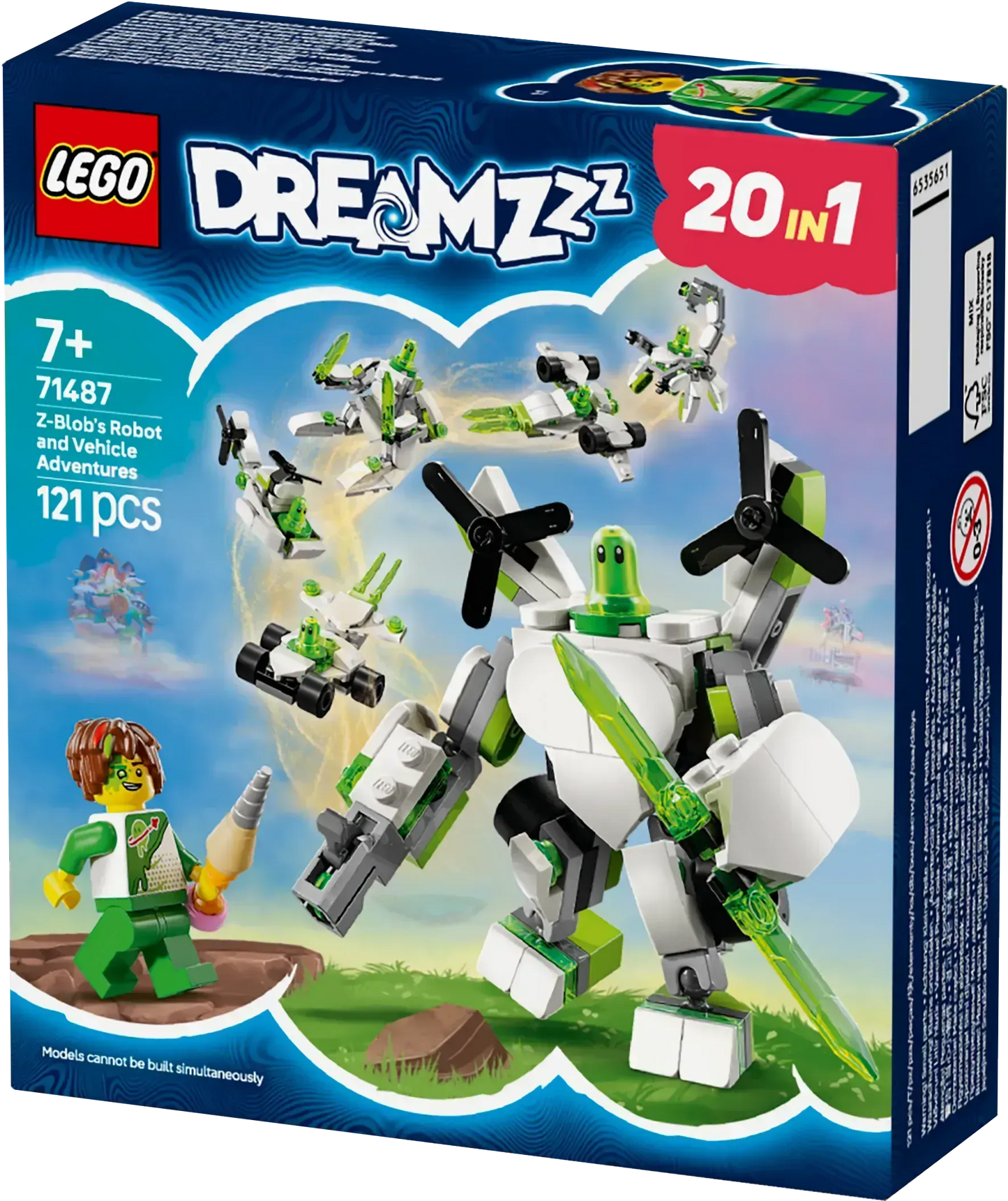 LEGO Z-Blobs robot- & voertuig avontuur 71487 Dreamzzz