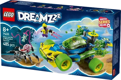 LEGO 71491 Mateo en het Z-Blob Actievoertuig, Race door de Droomwereld!

Dompel je onder in de spannende wereld van LEGO DREAMZzz met de set 71491 Mateo en het Z-Blob Actievoertuig!

Deze set, geïnspireerd op de populaire tv-serie, is perfect voor jonge avonturiers die van snelheid en fantasie houden. Bouw het coole actievoertuig van Mateo en zijn kleverige vriend Z-Blob en race door de Droomwereld om de dag te redden!