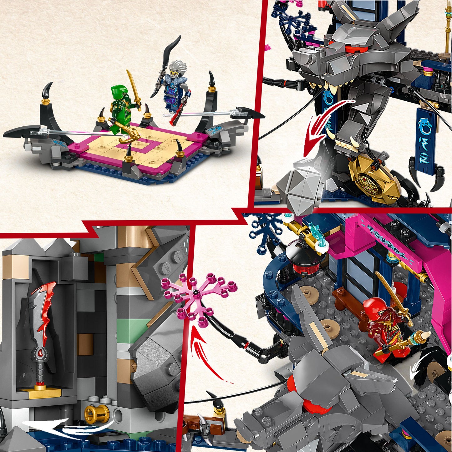 LEGO Wolvenmasker schaduwdojo 71813 Ninjago