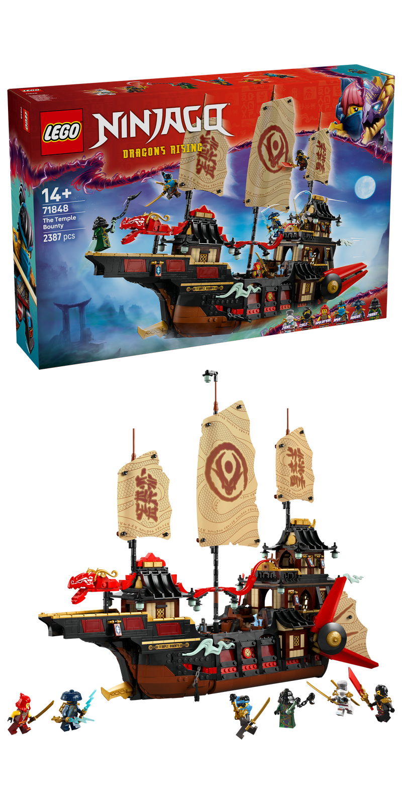 LEGO De Tempel Bounty 71848 Ninjago