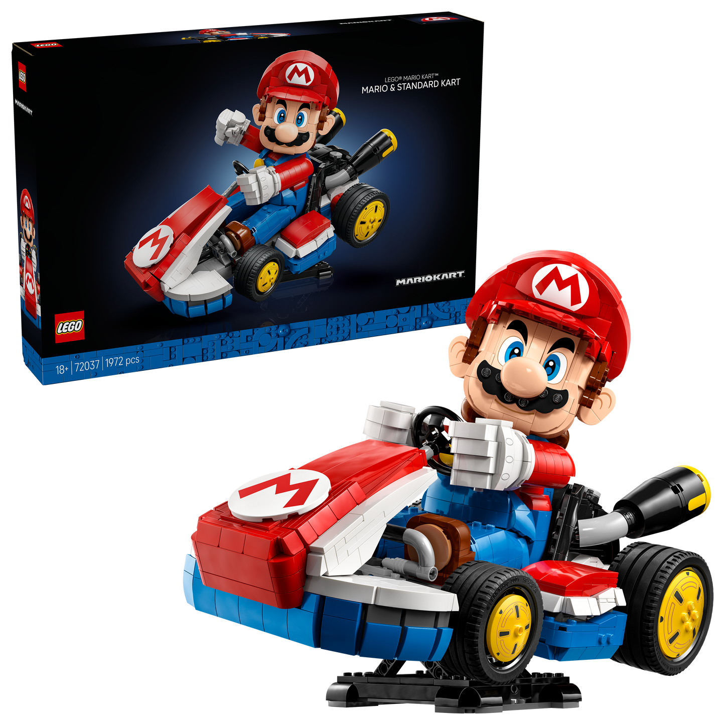 LEGO Mario Kart™ – Mario en standaardkart 72037 Supermario (1 juli)