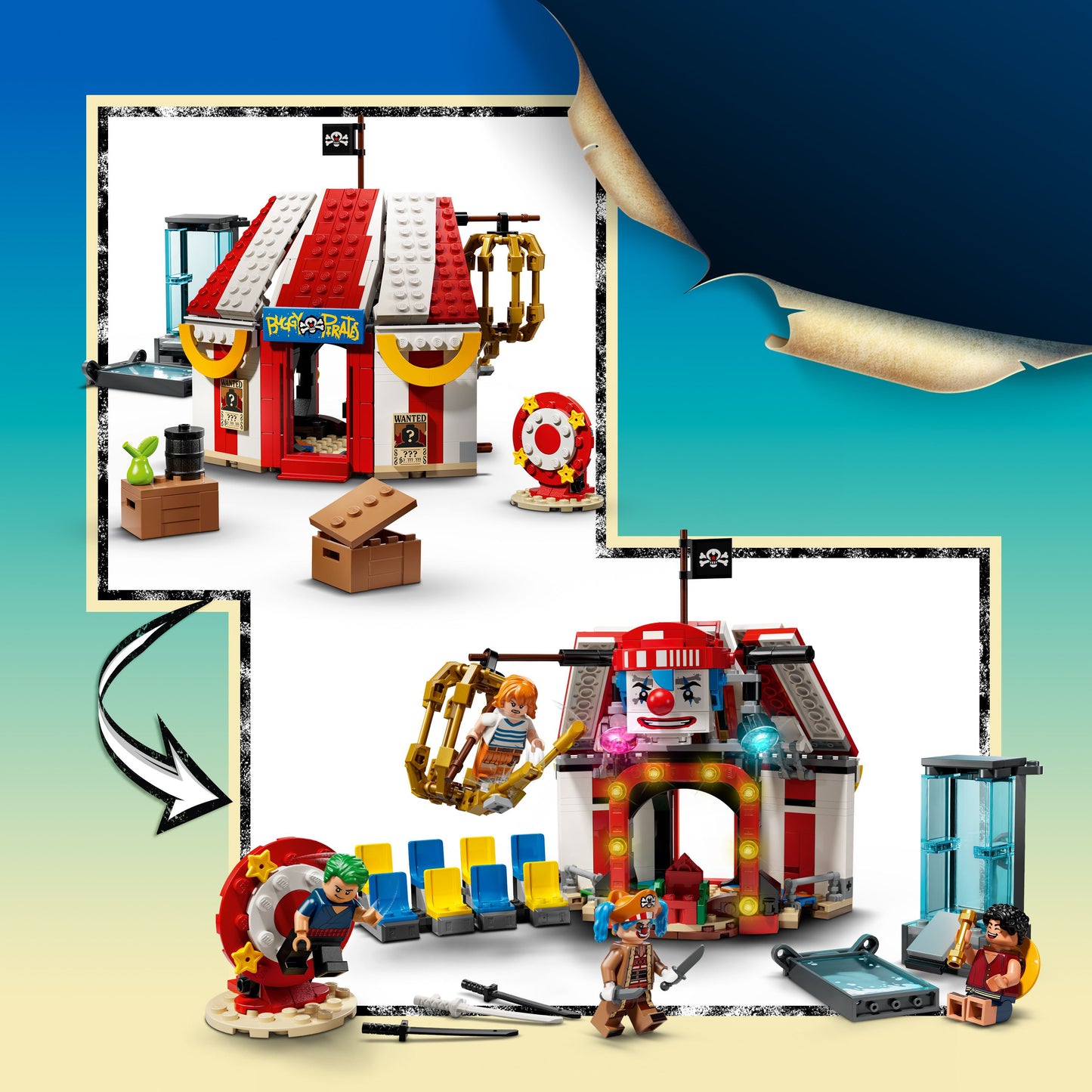 LEGO Circustent van Buggy de Clown 75637 One Piece