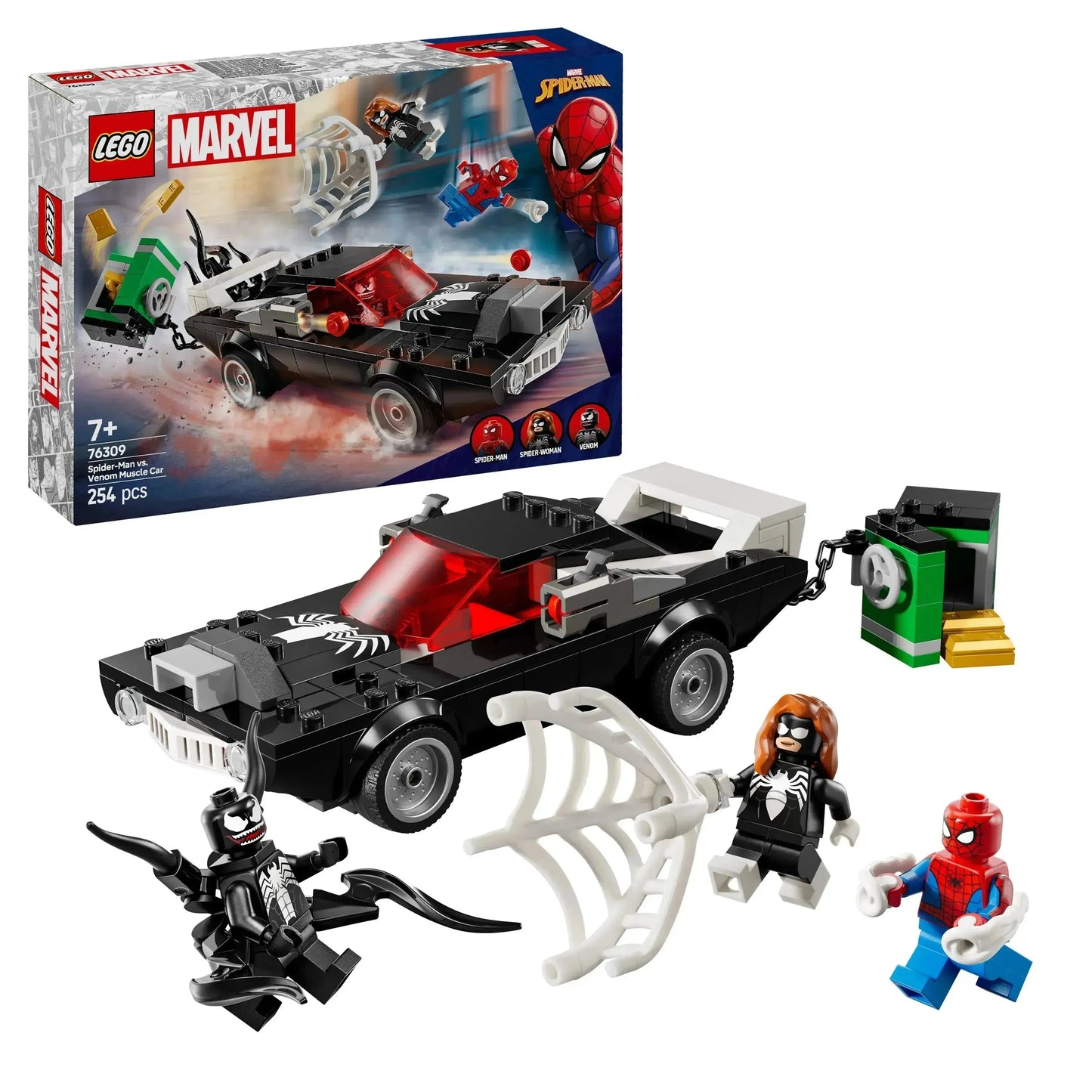 LEGO Spider Man Mecha vs Venoms Klassieke auto 76309 Superheroes