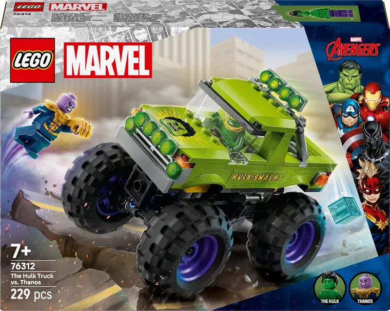 LEGO De Hulk Truck vs. Thanos 76312 Superheroes