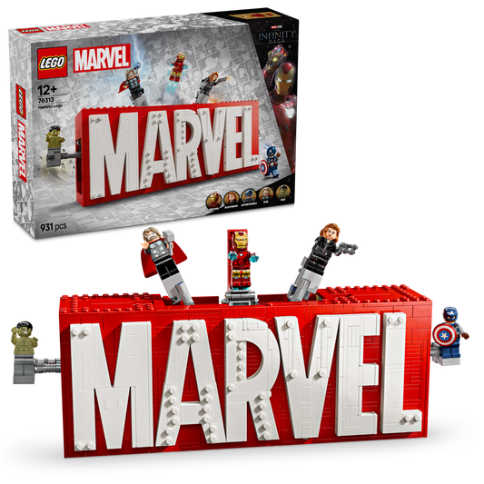 LEGO Marvel logo en figuren 76313 Superheroes (Pre-Order: januari 2025)