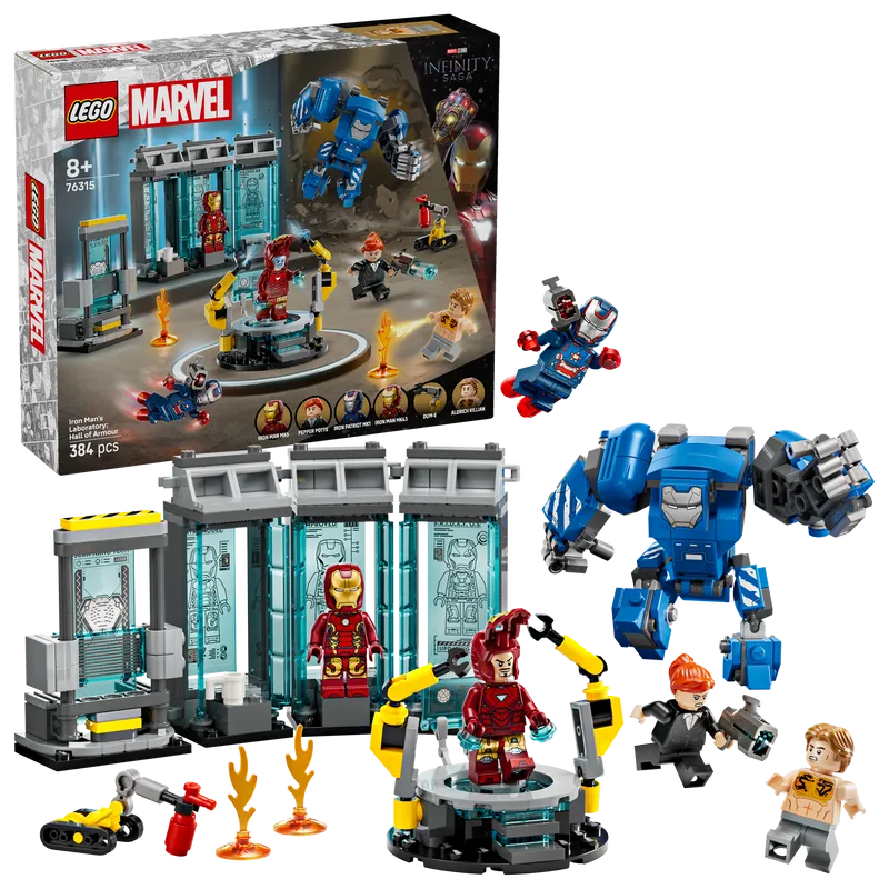 LEGO 76315 IronMans laboratorium harnas ruimte 2TTOYS