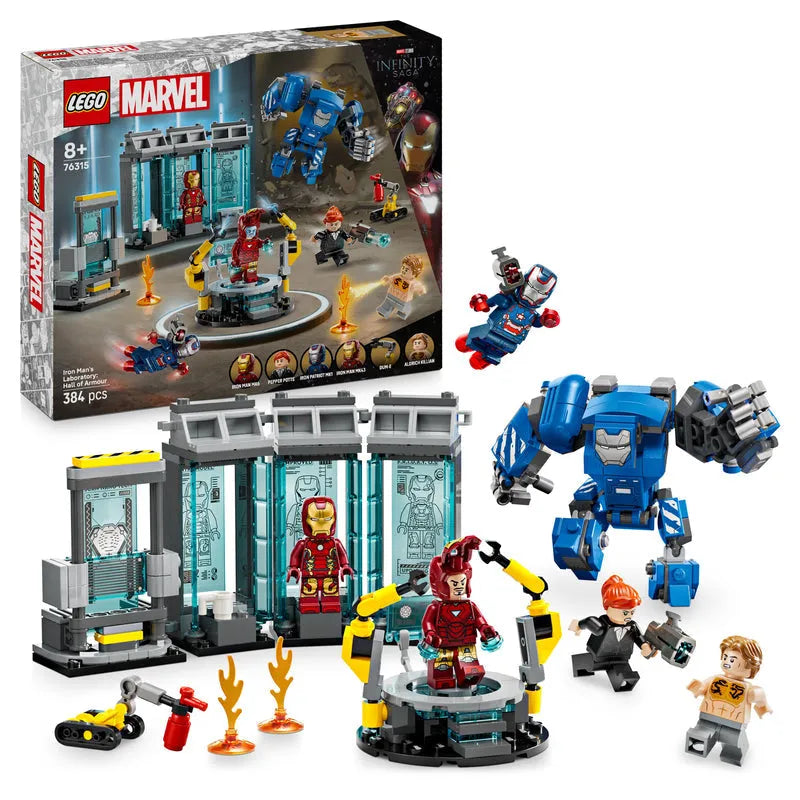 LEGO 76315 IronMans laboratorium harnas ruimte 2TTOYS