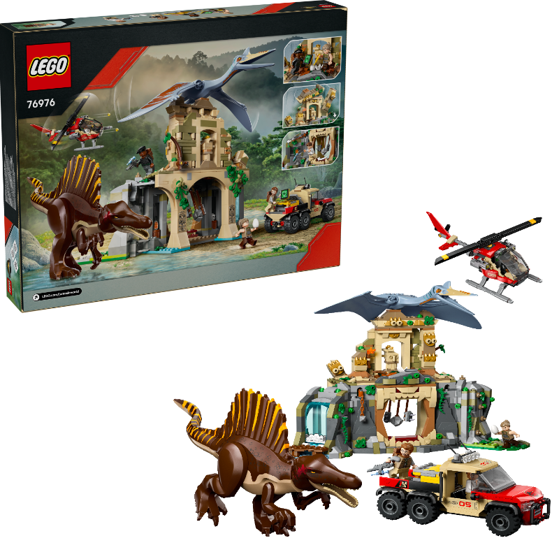 LEGO Spinosaurus en Quetzalcoatlus luchtmissie 76976 Jurassic World (Pre-Order: Juni 2025)