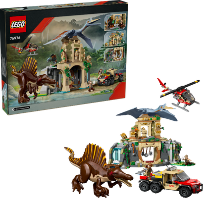 LEGO Spinosaurus en Quetzalcoatlus luchtmissie 76976 Jurassic World (Pre-Order: Juni 2025)