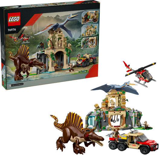 LEGO Spinosaurus en Quetzalcoatlus luchtmissie 76976 Jurassic World (Pre-Order: Juni 2025)