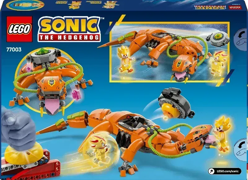 LEGO 77003 Super Shadow vs. Biolizard,&nbsp; De ultieme Sonic-strijd!

Beleef de spanning van de Sonic the Hedgehog-wereld met de LEGO 77003 Super Shadow vs. Biolizard set! Dit epische bouwset bevat maar liefst 419 onderdelen en is perfect voor fans vanaf 9 jaar. Bouw de indrukwekkende Biolizard en neem het op tegen de machtige Super Shadow!