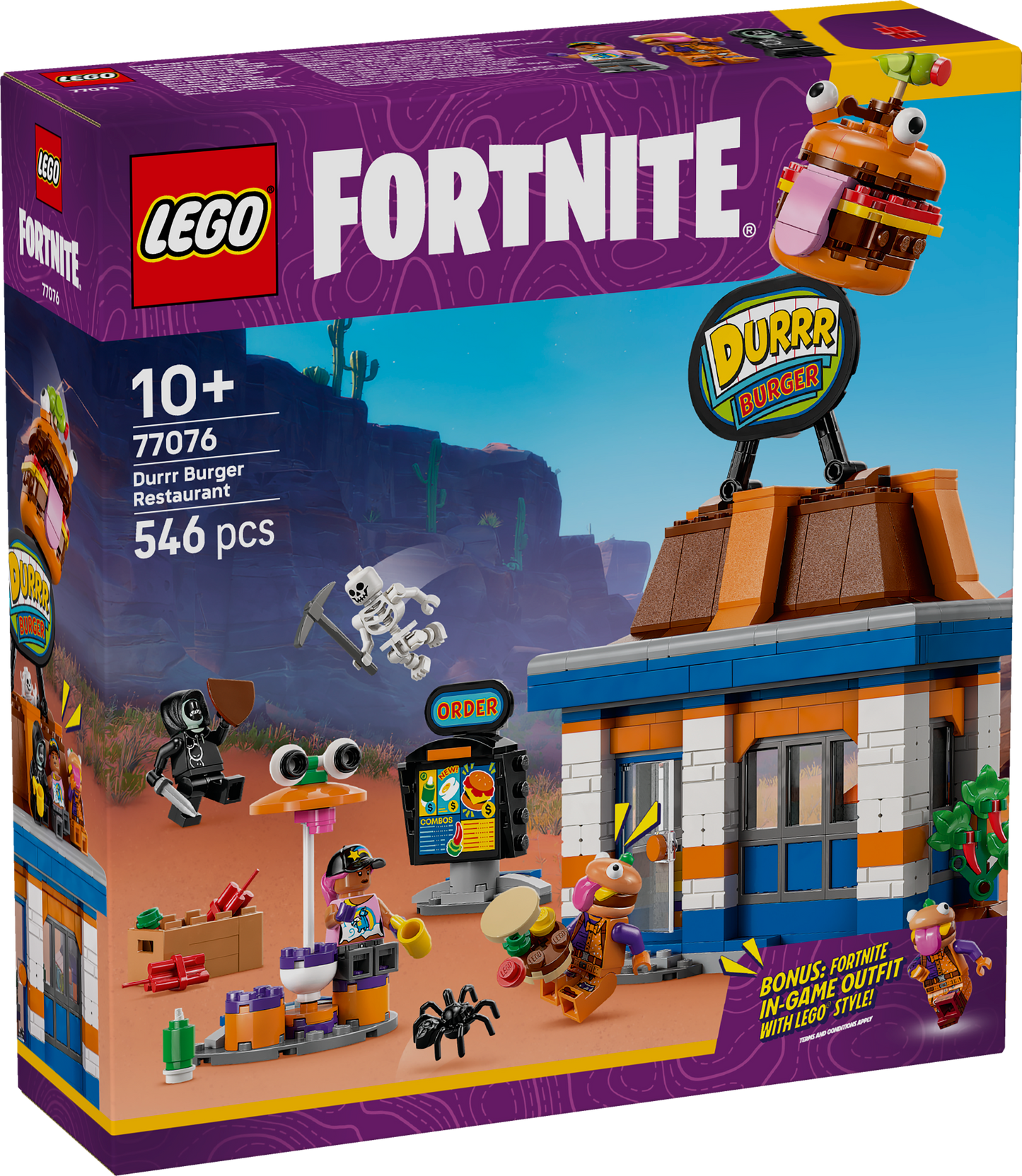 LEGO Durrr Burger Restaurant 77076 Fortnite