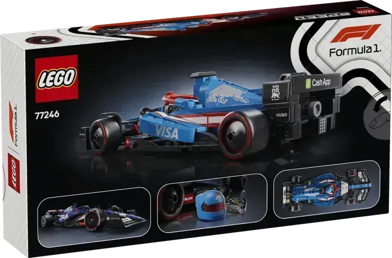 LEGO 77246 Visa Cash App RB, Een blikvanger voor elke Formule 1 verzameling