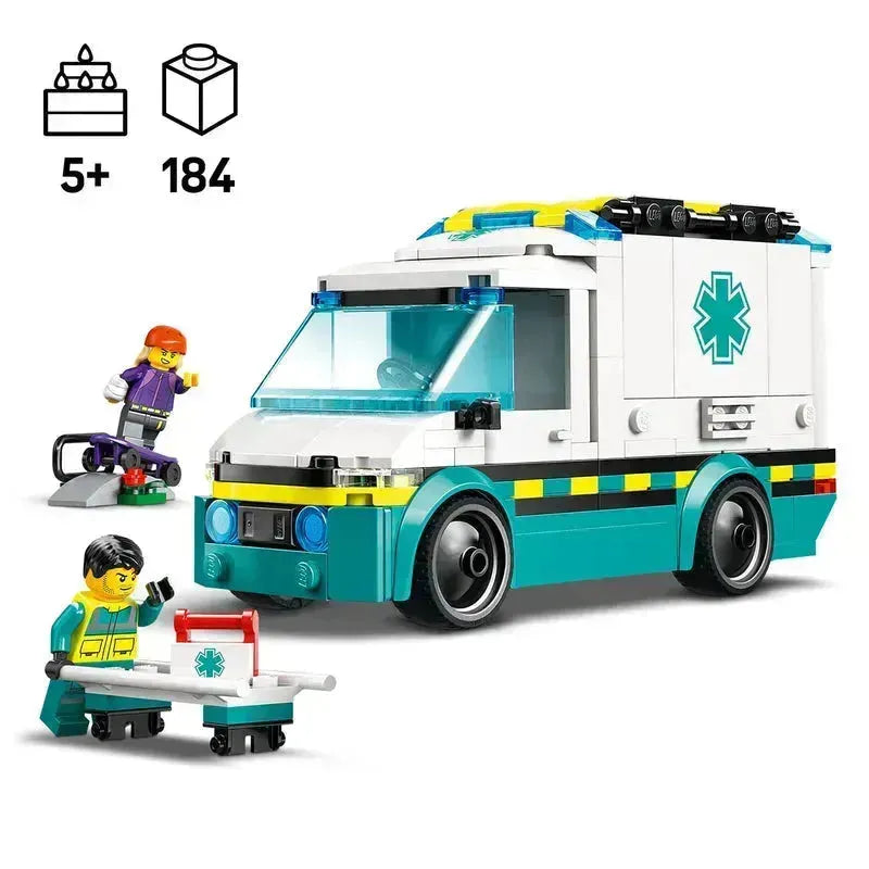 LEGO Ambulance met broeders 60451 City