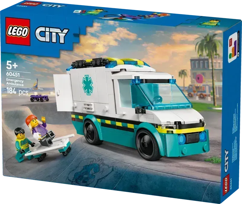 LEGO Ambulance met broeders 60451 City