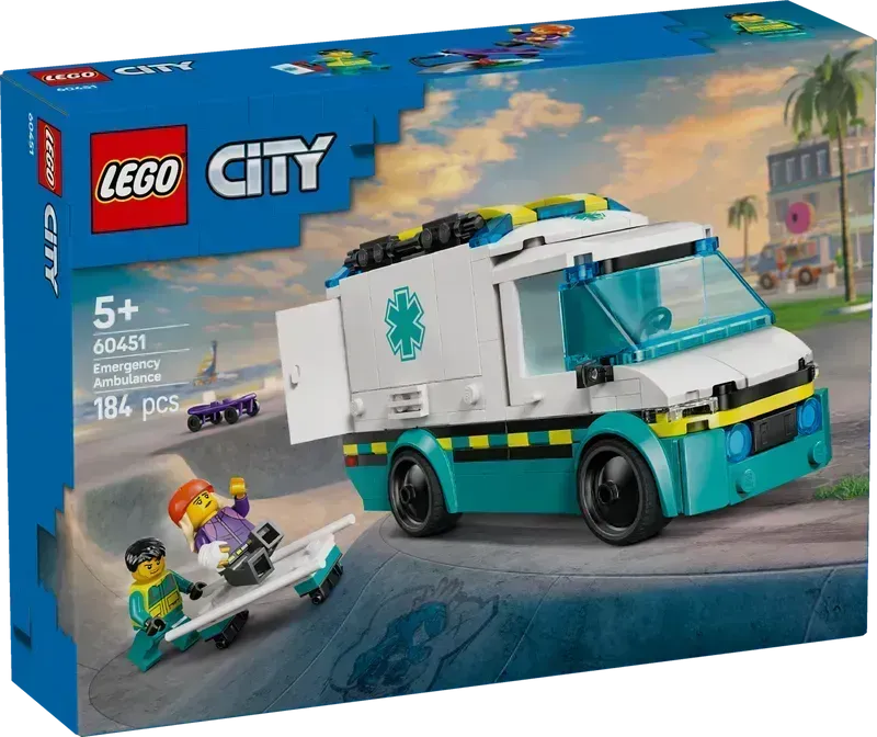 LEGO Ambulance met broeders 60451 City