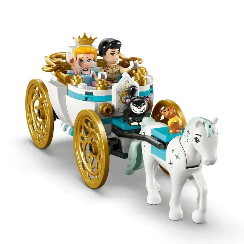 LEGO Assepoesters kasteel en paardenkoets 43275 Disney