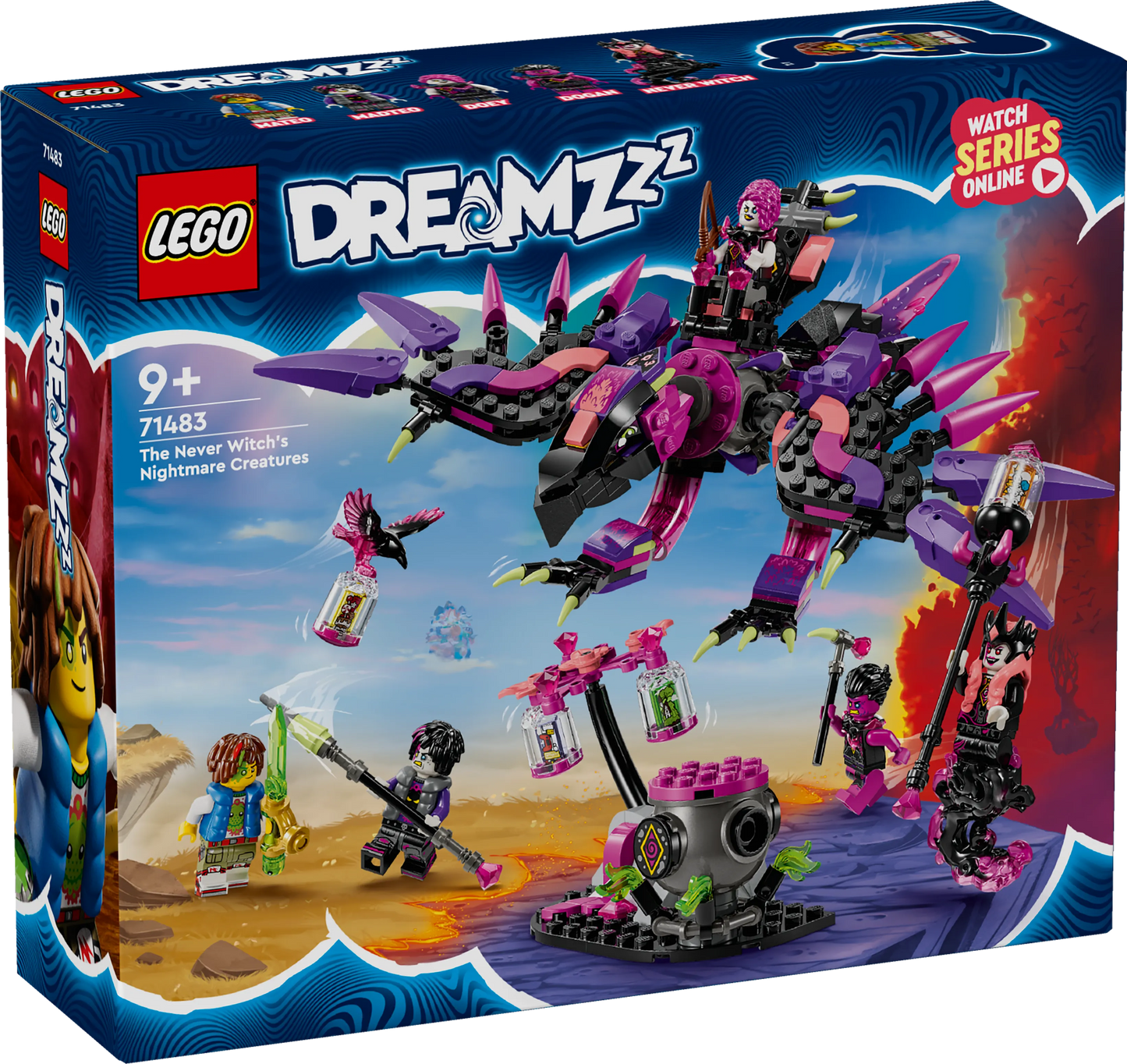 LEGO De nachtmerriewezens van de Neder Heks 71483 Dreamzzz @ 2TTOYS | Official LEGO shop😊🥰 LEGO €. 37.99