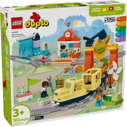 LEGO Big Interactive Community Train 10428 DUPLO LEGO DUPLO @ 2TTOYS | Official LEGO shop😊🥰 LEGO €. 118.99