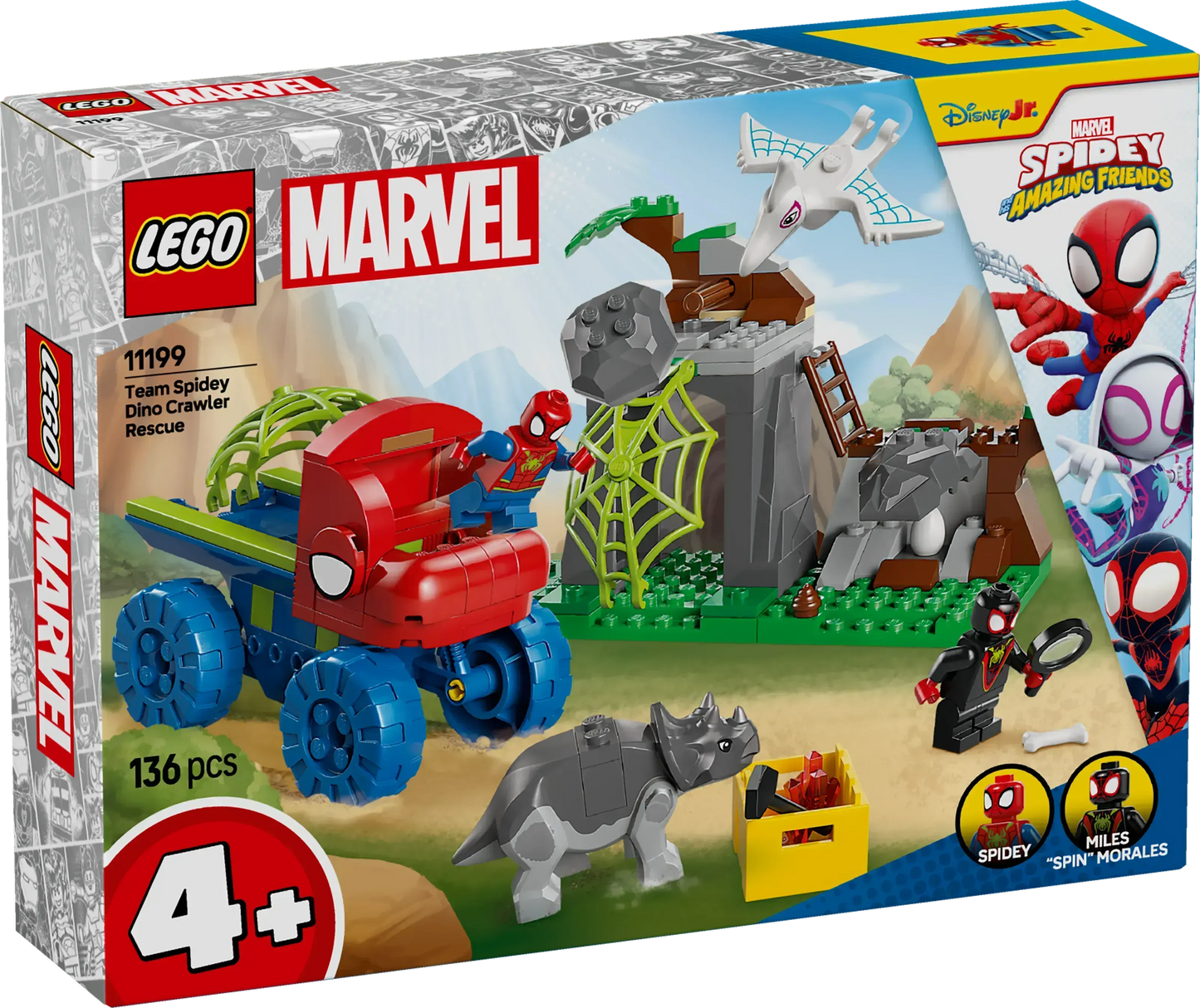LEGO Reddingsmissie in de Dino Truck 11199 Spiderman