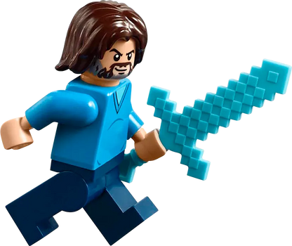 LEGO De Ghast-ballon aanval op het dorp 21273 Minecraft