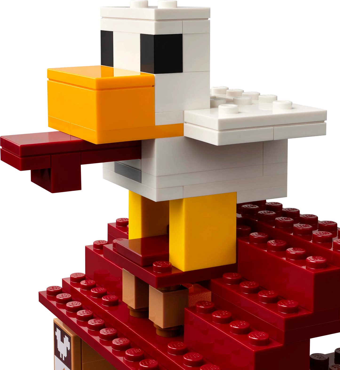 LEGO De Ghast-ballon aanval op het dorp 21273 Minecraft