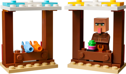 LEGO De Ghast-ballon aanval op het dorp 21273 Minecraft