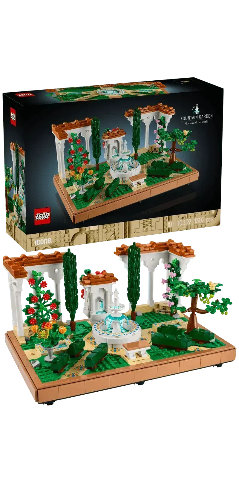 LEGO Tuin met fontein 10359 Icons