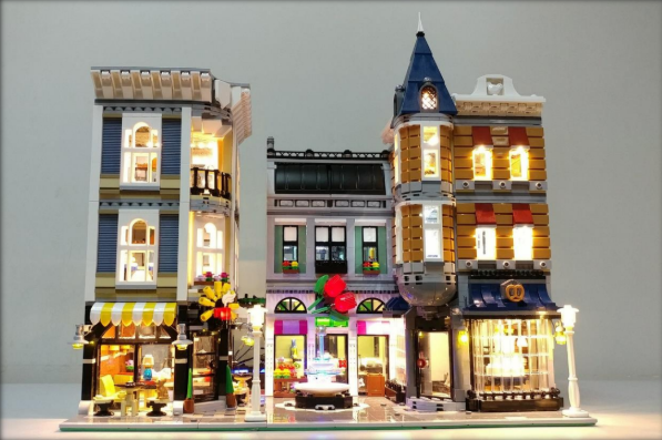 LEGO Verlichtingset 10255 Assembly Square Icons