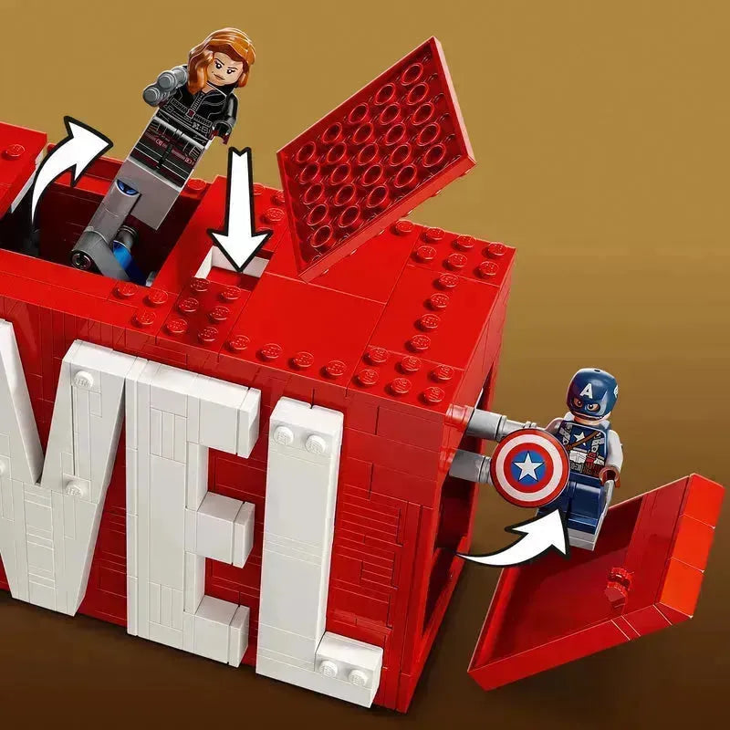 LEGO Marvel logo en figuren 76313 Superheroes