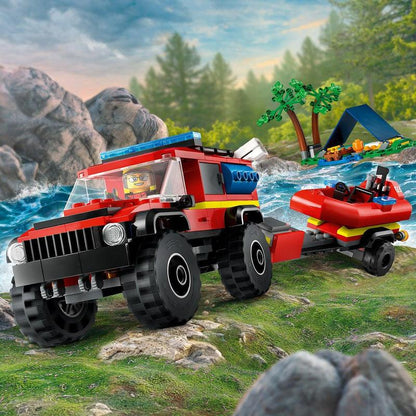 LEGO Brandweerwagen met reddingsboot 60412 City LEGO FRIENDS @ 2TTOYS LEGO €. 25.49