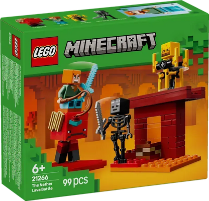 LEGO Het Nether Lava gevecht 21266 Ninjago