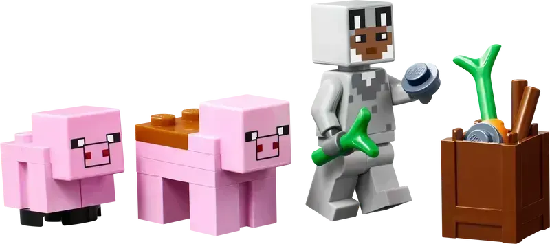 LEGO Het baby varkens huis 21268 Minecraft