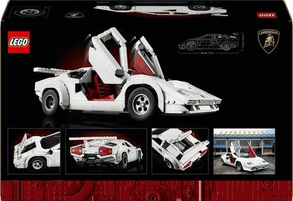 LEGO witte Lamborghini Countach 5000 Quattrovalvole 10337 Icons LEGO ICONS @ 2TTOYS | Official LEGO shop😊🥰 LEGO €. 159.99