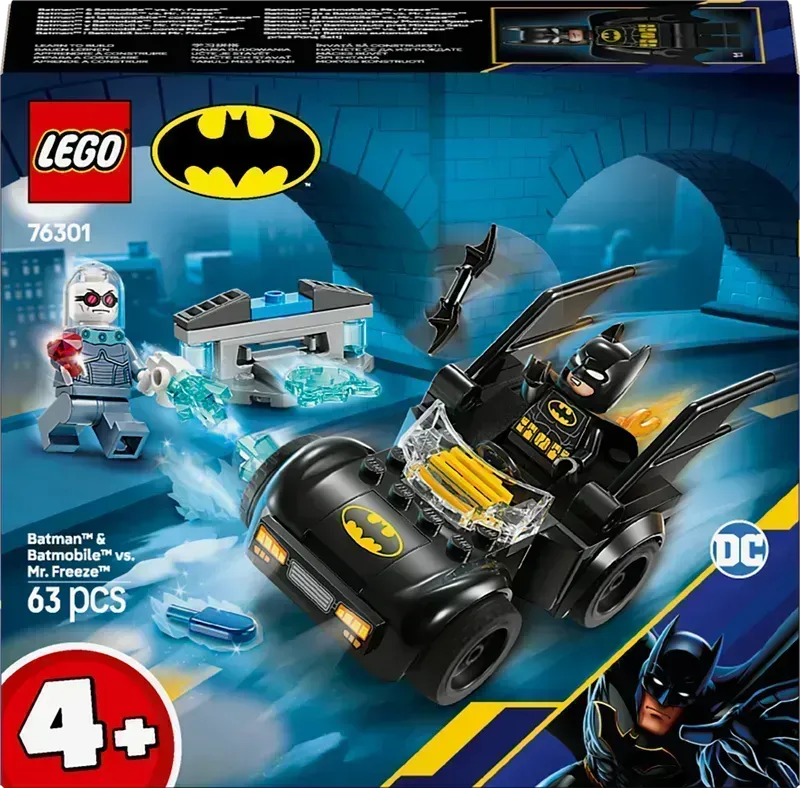 LEGO Batman &amp; Batmobile Vs Mr. Freeze 76301 Batman (Delivery: January 2025)