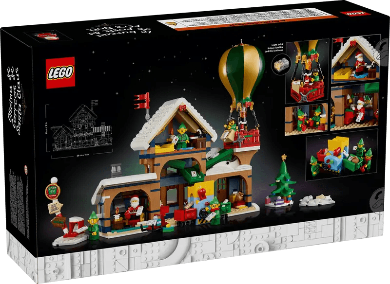 LEGO 10339 Postkantoor van de Kerstman: Een Feestelijke Bouwervaring