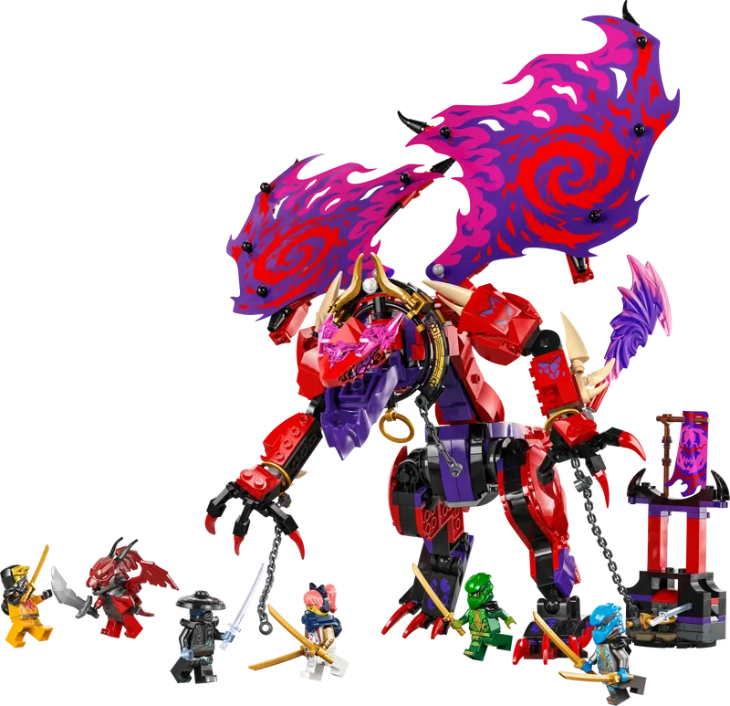 LEGO Bliksemtand Draak van Chaos 71832 Ninjago (Pre-Order: 1 maart)