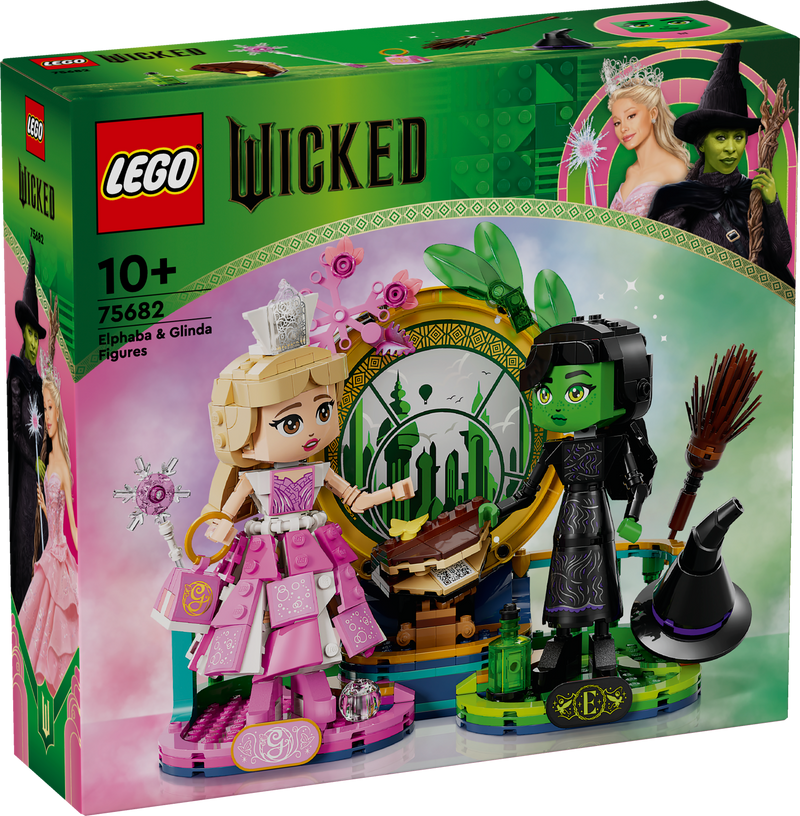 LEGO Elphaba en Glinda figuren 75682 Wicked (Pre-Order: Oktober)