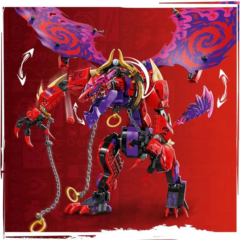 LEGO Bliksemtand Draak van Chaos 71832 Ninjago (Pre-Order: 1 maart)